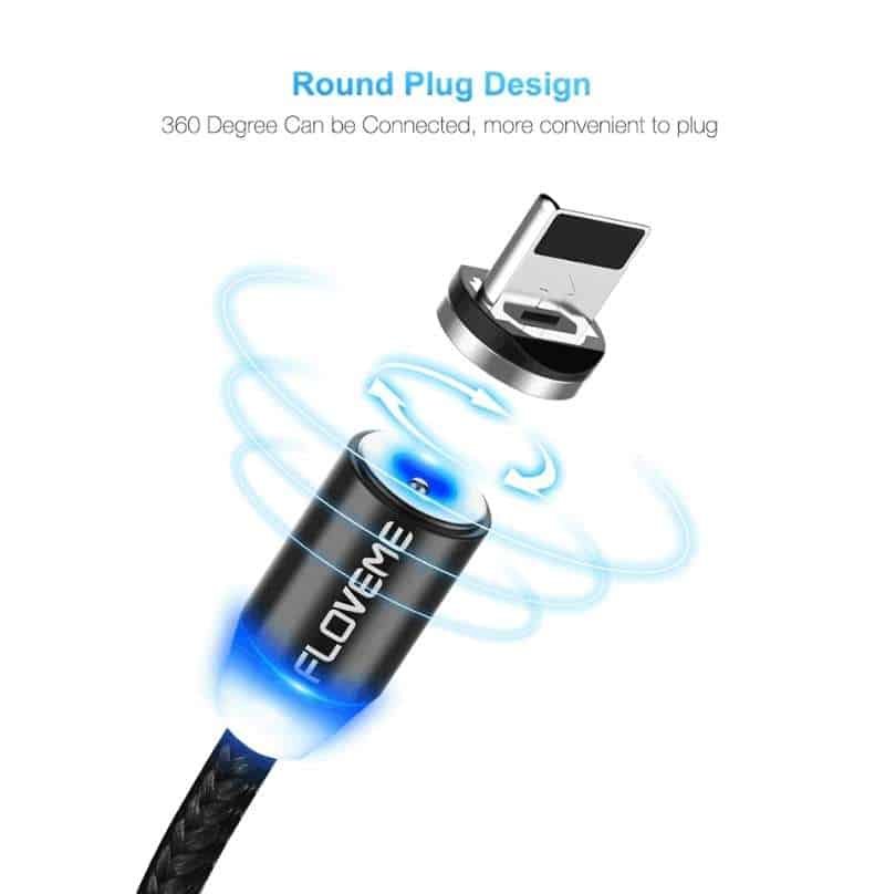 USB Magnetic Charging Cable,3 in 1 - Micro USB, Type C and iProduct ...