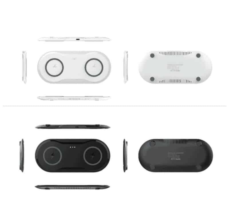 Intelligent Dual Wireless Charging Pad-For iPhone,Android Products-10W 5 Wireless-Charging-Pad