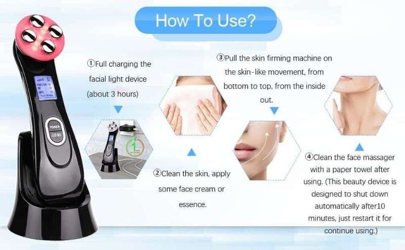 5 in 1 RF Radio Frequency Face Lifting Machine/ANTI-AGING 7 Face-Lifting-Machine