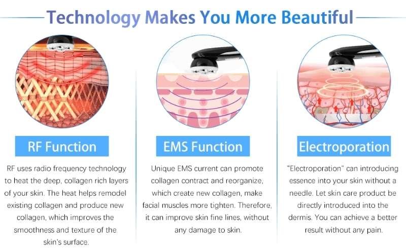 5 in 1 RF Radio Frequency Face Lifting Machine/ANTI-AGING 3 Face-Lifting-Machine