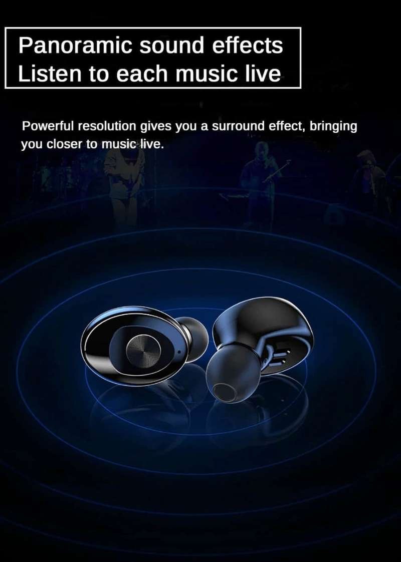 Super Mini Wireless Earphones Bluetooth 5.0-One Key Intelligent Control 6 Wireless Earphones