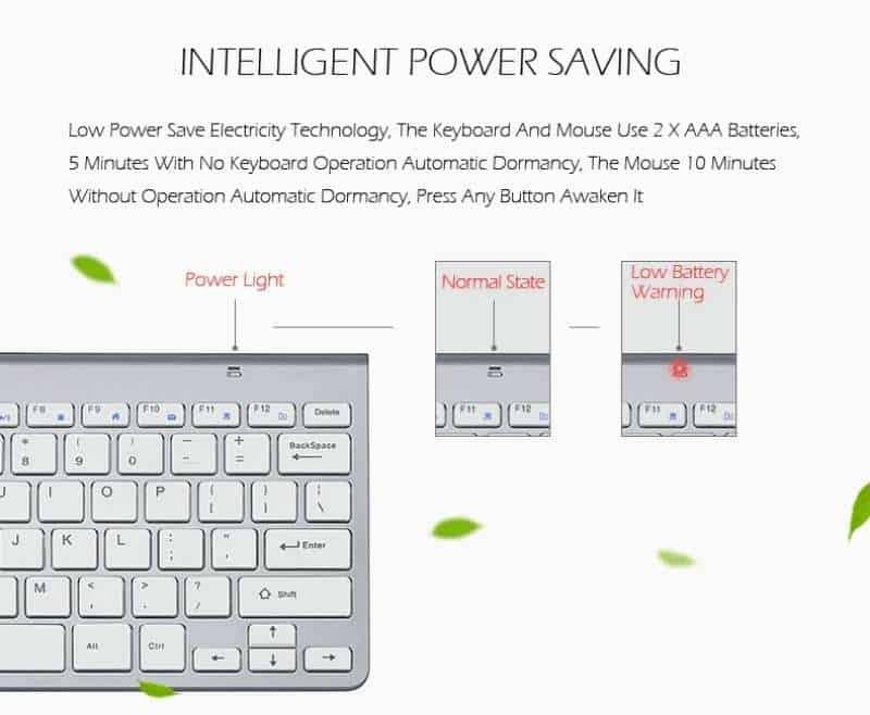 Wireless Keyboard and Mouse- 1 USB Receiver 5 wireless keyboard