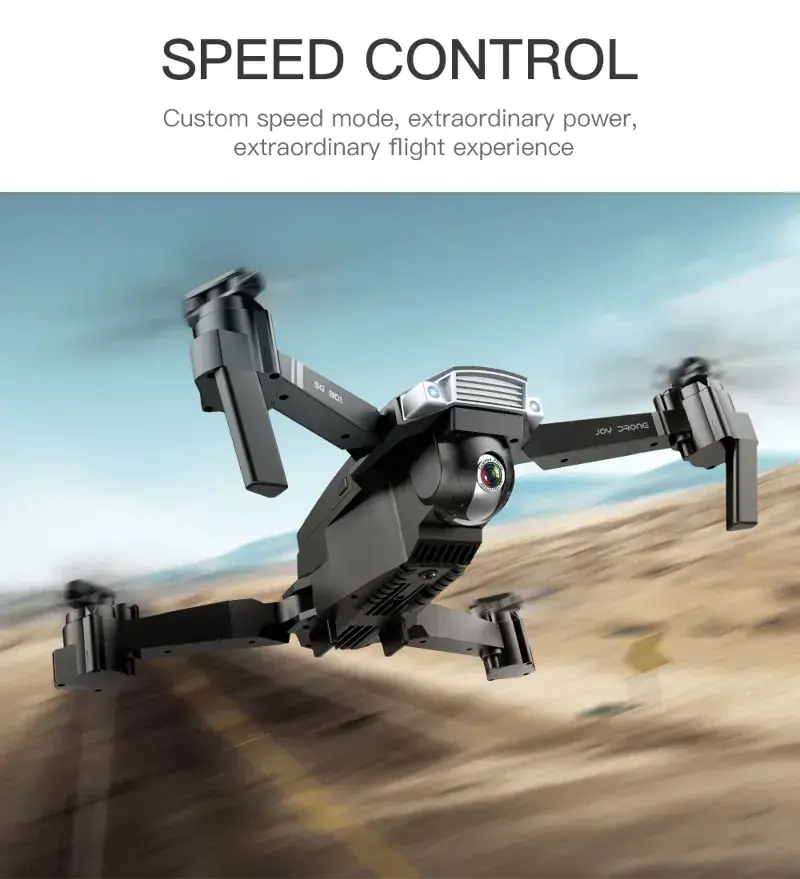 Folding quadcopter WiFi FPV drone - 4K Camera 5 drone