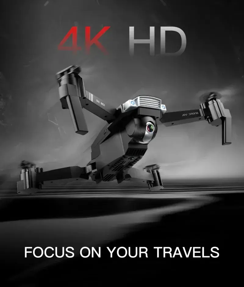 Folding quadcopter WiFi FPV drone - 4K Camera 3 drone