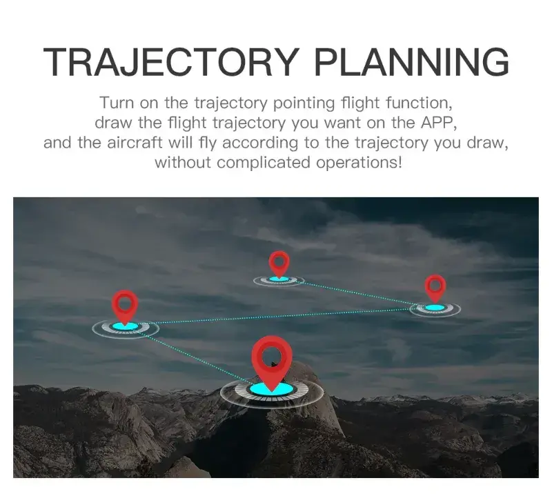 Folding quadcopter WiFi FPV drone - 4K Camera 6 drone