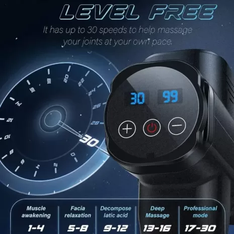 Muscle Massage Gun Deep Tissue Percussion Massager_Smartex Outlet (6) Massage Gun