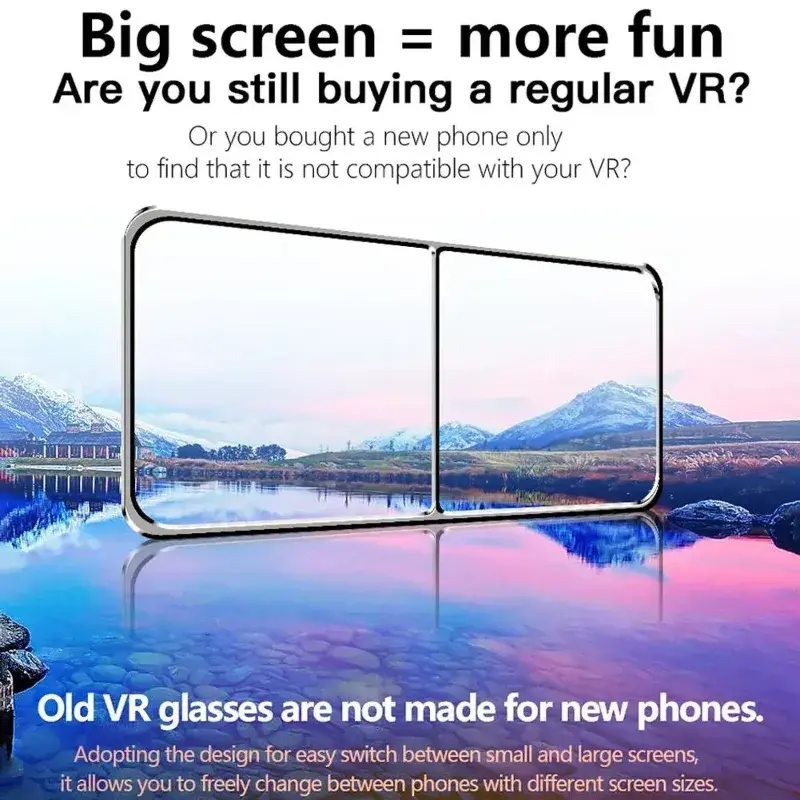 VR Headset 3D Glasses Virtual Reality 2 VR Headset